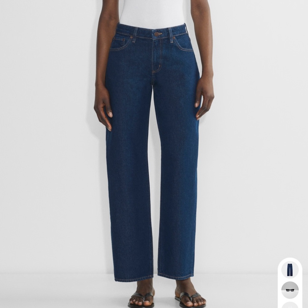 Denim Forum Kai Curve-fit Relaxed Mid-rise Barrel Jean